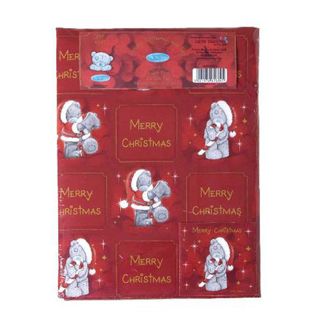Merry Christmas Me to You Bear Gift Wrap and tags £1.25